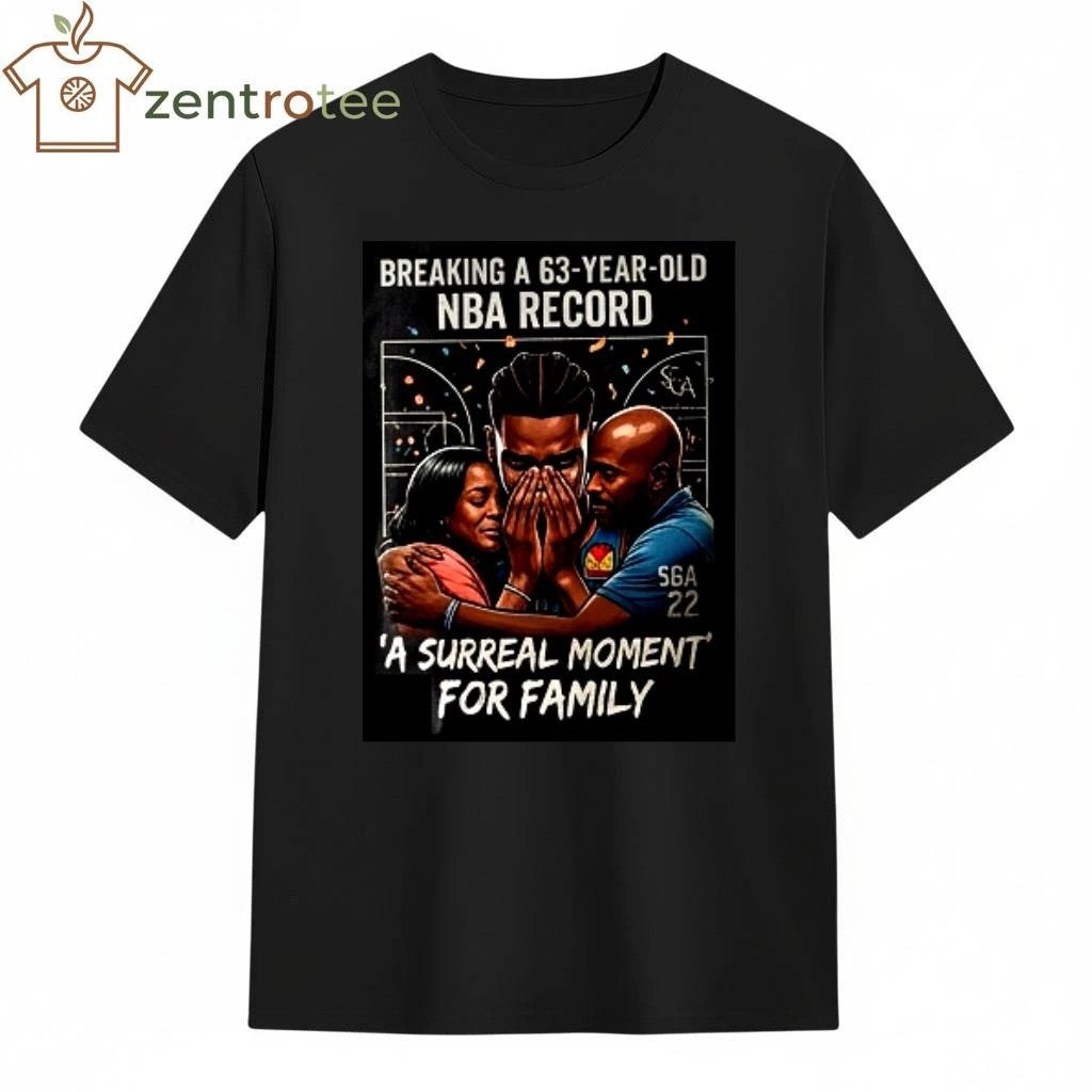 Shai Gilgeous-Alexander NBA Record T-Shirt – A Surreal Moment Graphic Tee
