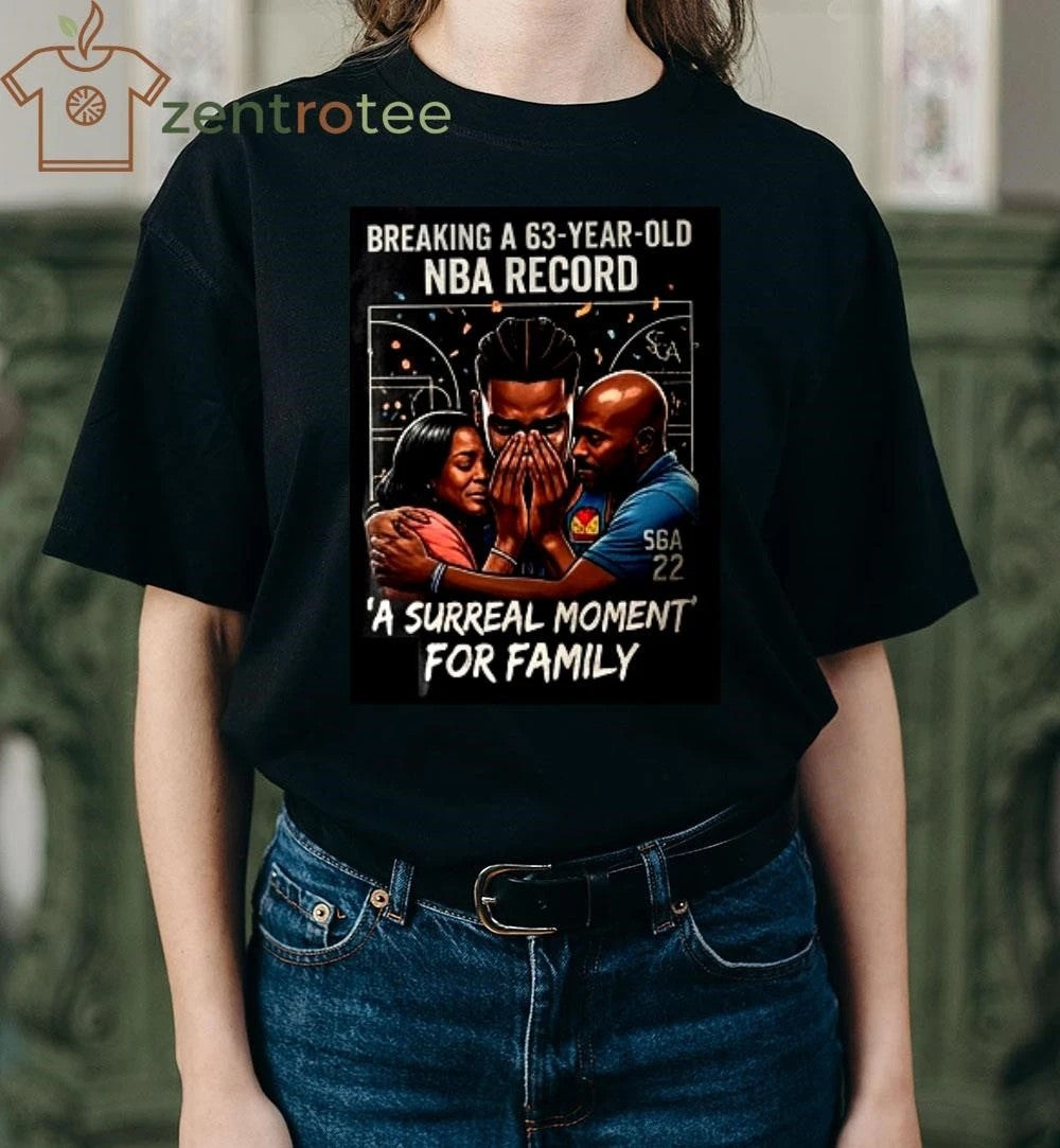 Shai Gilgeous-Alexander NBA Record T-Shirt – A Surreal Moment Graphic Tee