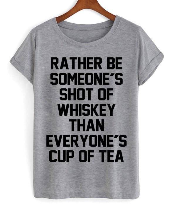 Shot Of Whiskey Cup Of Tea T-shirt Hoodie, Sweatshirt | VibeTeeNation.com