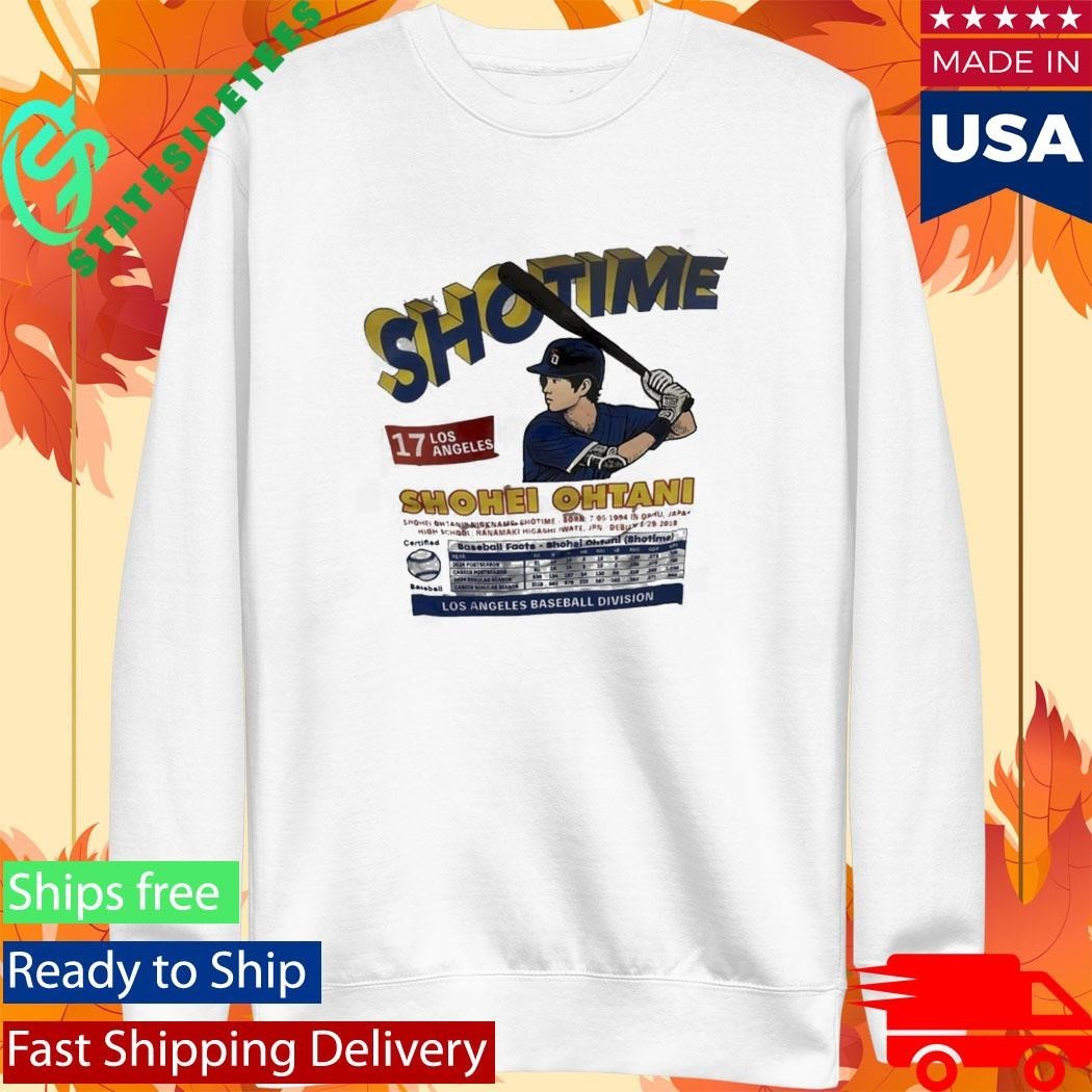 Showtime 17 Los Angeles Shohei Ohtani Los Angeles Baseball Division Shirt