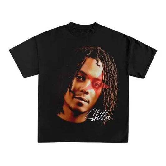 Skillaaa Baby shirt - Skillaaa Baby merch - rapper tee - hip hop apparel - Classic Cotton Fabric Menswear - Shirt Graphic Shirt
