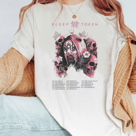 Sleep Token THE EVEN IN ARCADIA TOUR T-Shirt, Comfort Colors T-Shirt, Sweatshirt, Hoodie Gift For Fan type 8 G8R62W