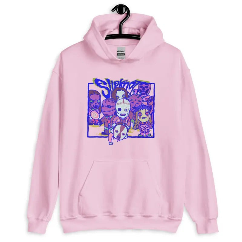 Slipknott Funny Hoodie, Nu Metal T-Shirt, Hard Rock, Rock Fans Apparel, Unisex Sweater Pullover Tee