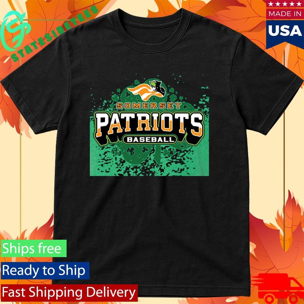 Somerset Patriots Baseball Shamrock St Patrick’s Day Shirt