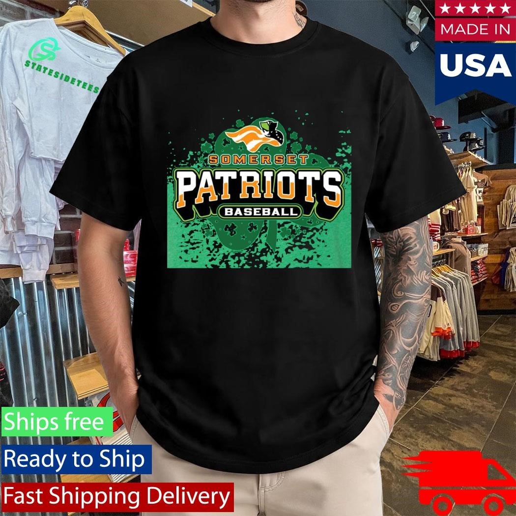 Somerset Patriots Baseball Shamrock St Patrick’s Day Shirt