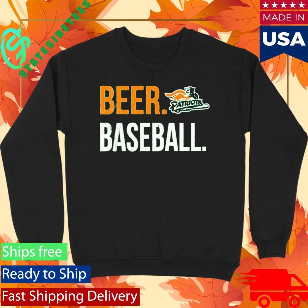 Somerset Patriots Beer and Baseball Green St Pattys Shirt