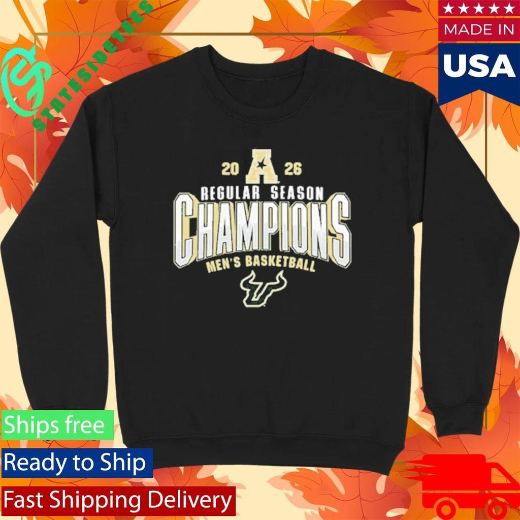 South Florida Bulls Champions 2026 AAC Men’s Basketball Regular Season Shirt