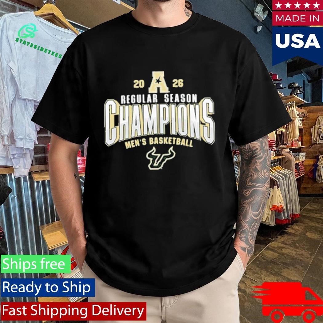 South Florida Bulls Champions 2026 AAC Men’s Basketball Regular Season Shirt