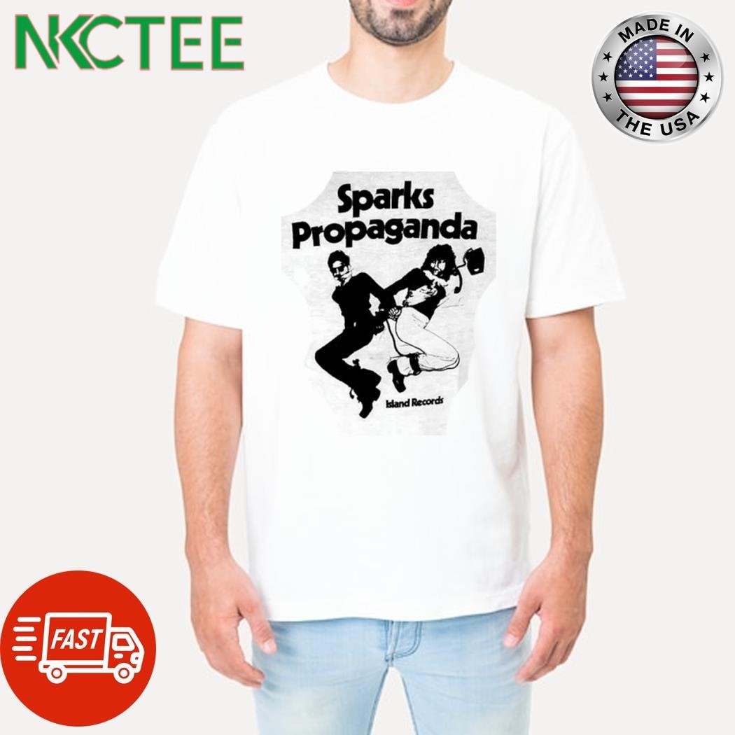 Sparks Propaganda Island Records shirt