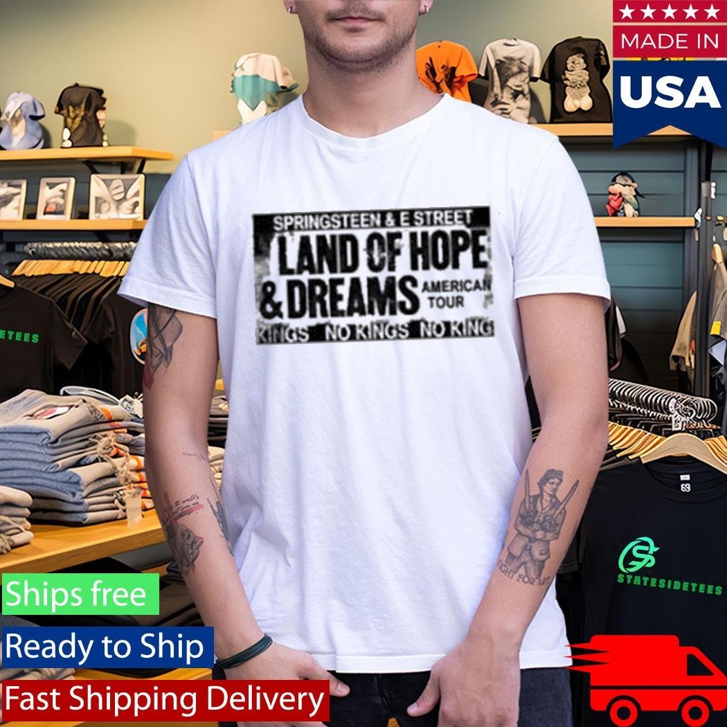Springsteen & The E Street Band 2026 Land Of Hope & Dreams American Tour Shirt