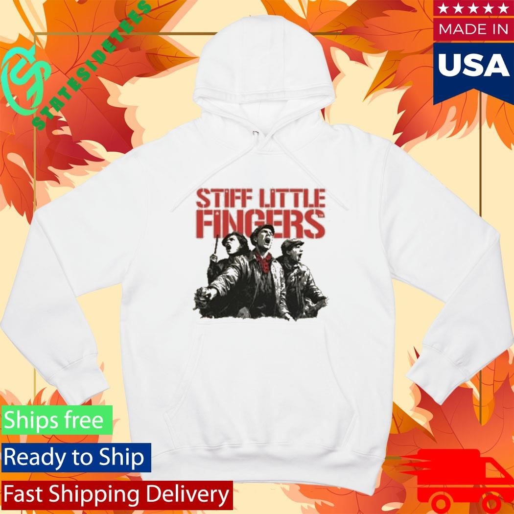 Stiff Little Fingers Raise Your Voice Ecru Tour Sand T-Shirt