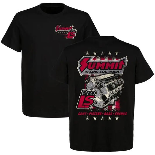 Summit Racing Equipment Pro LS Engine Tee, Stylish Car Merch for Automotive Enthusiasts