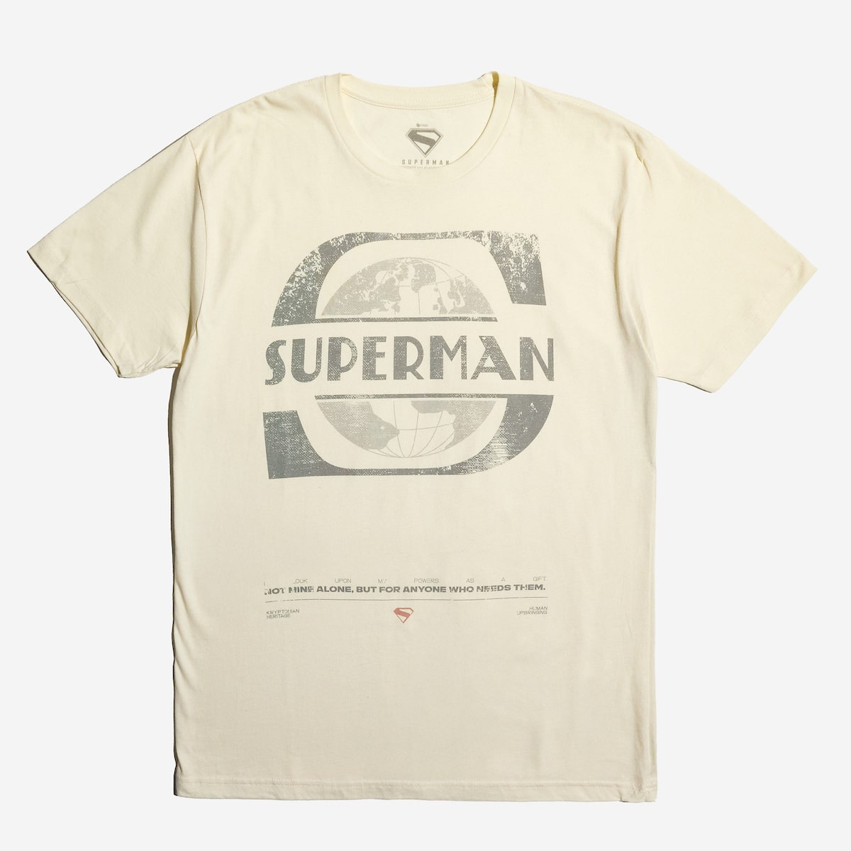Superman 2025 Movie Globe Symbol Tee