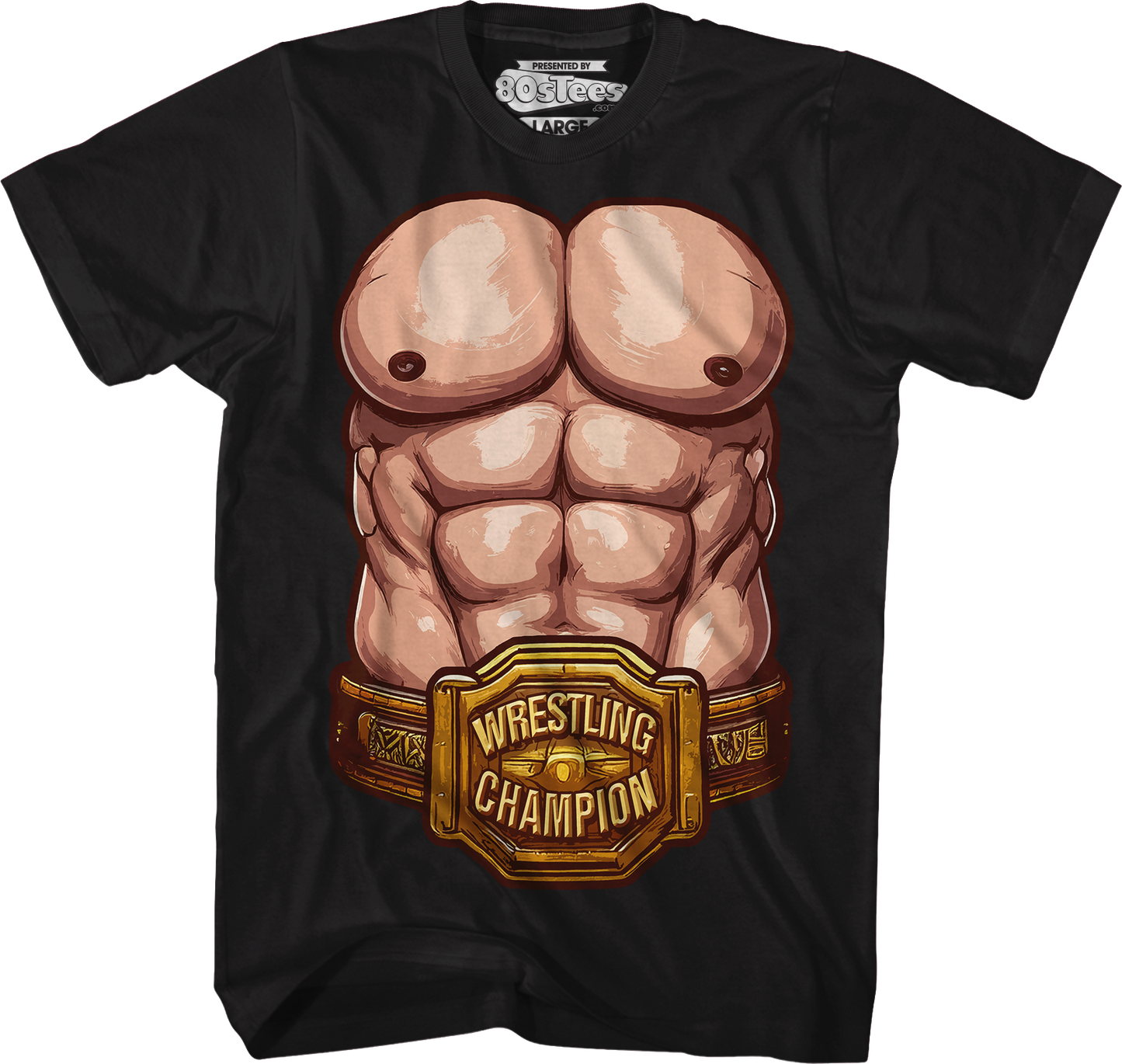 Wrestling Champion Abs T-Shirt