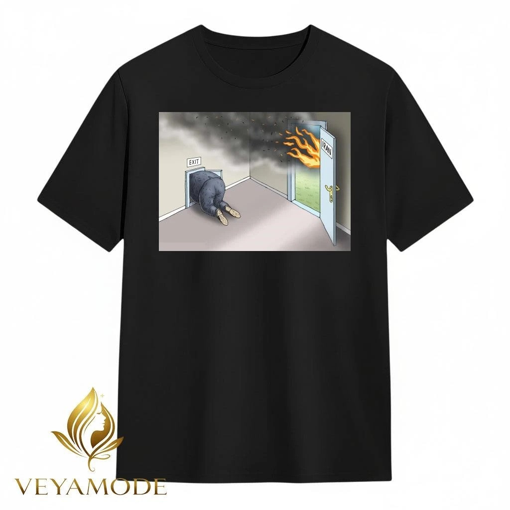 TRUMP’S EXIT Iran war tee