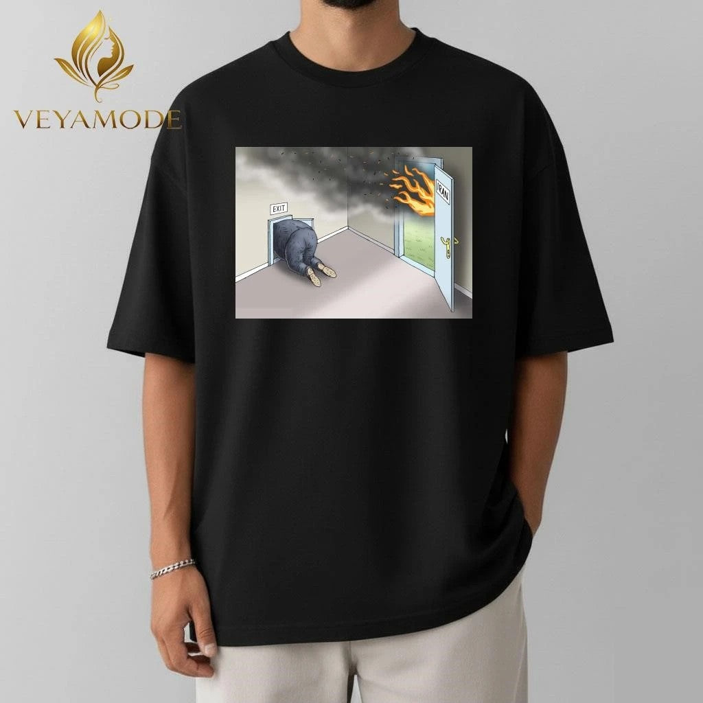 TRUMP’S EXIT Iran war tee