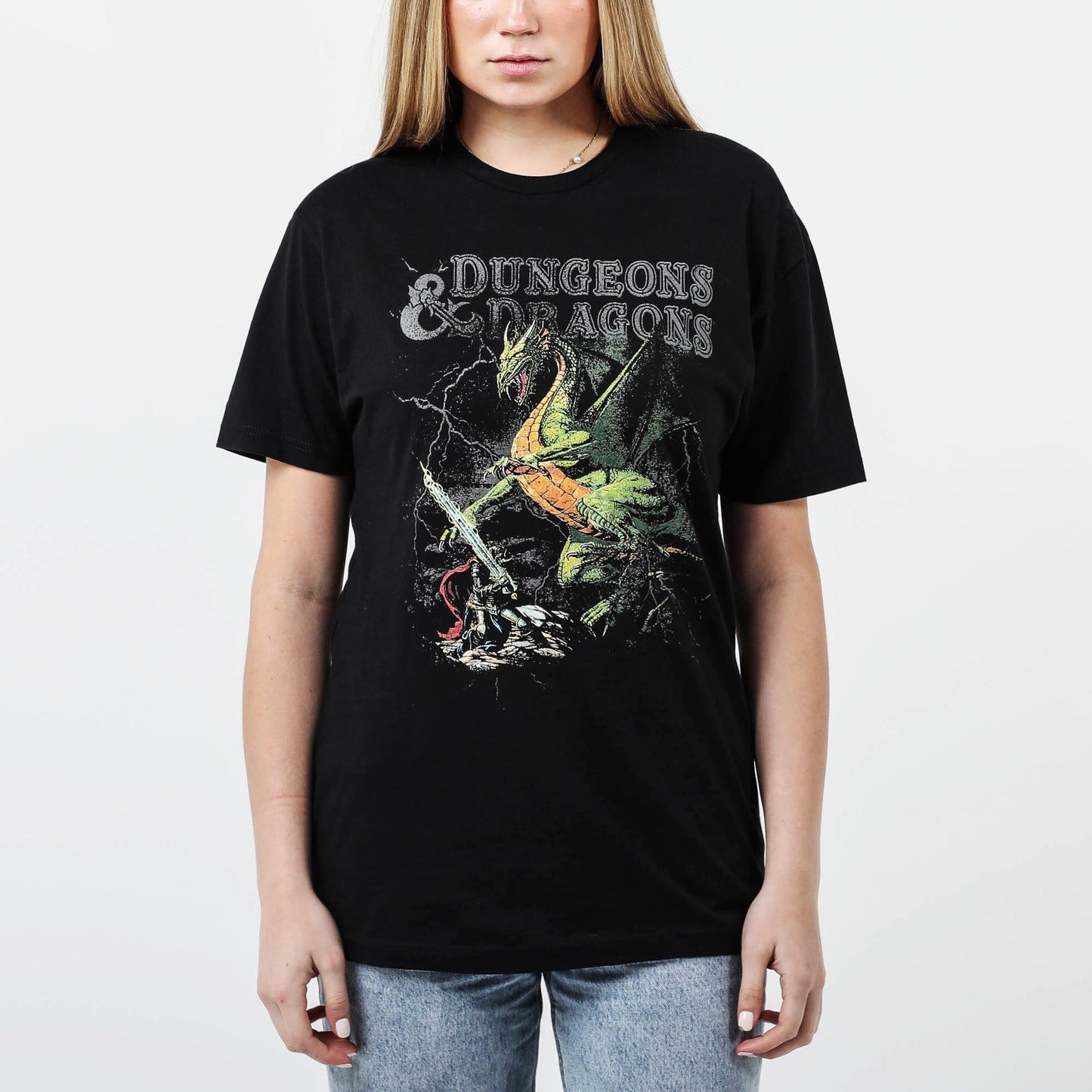 Vintage Companions Rules Green Dragon Black Tee