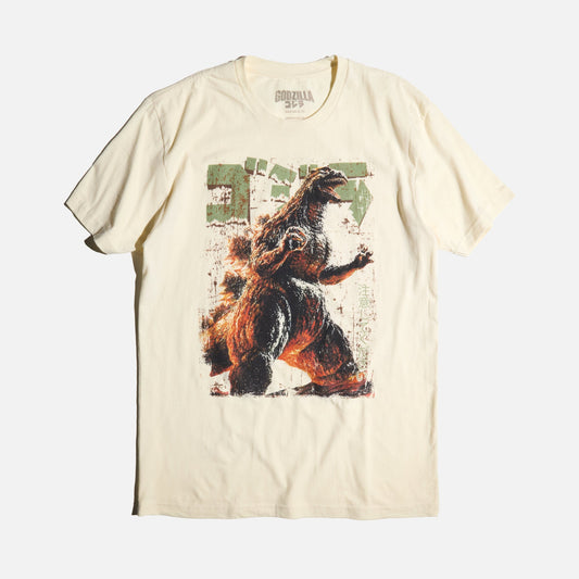 Vintage Godzilla Rising Natural Tee