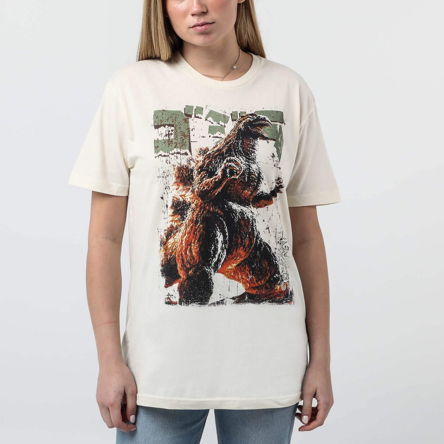 Vintage Godzilla Rising Natural Tee
