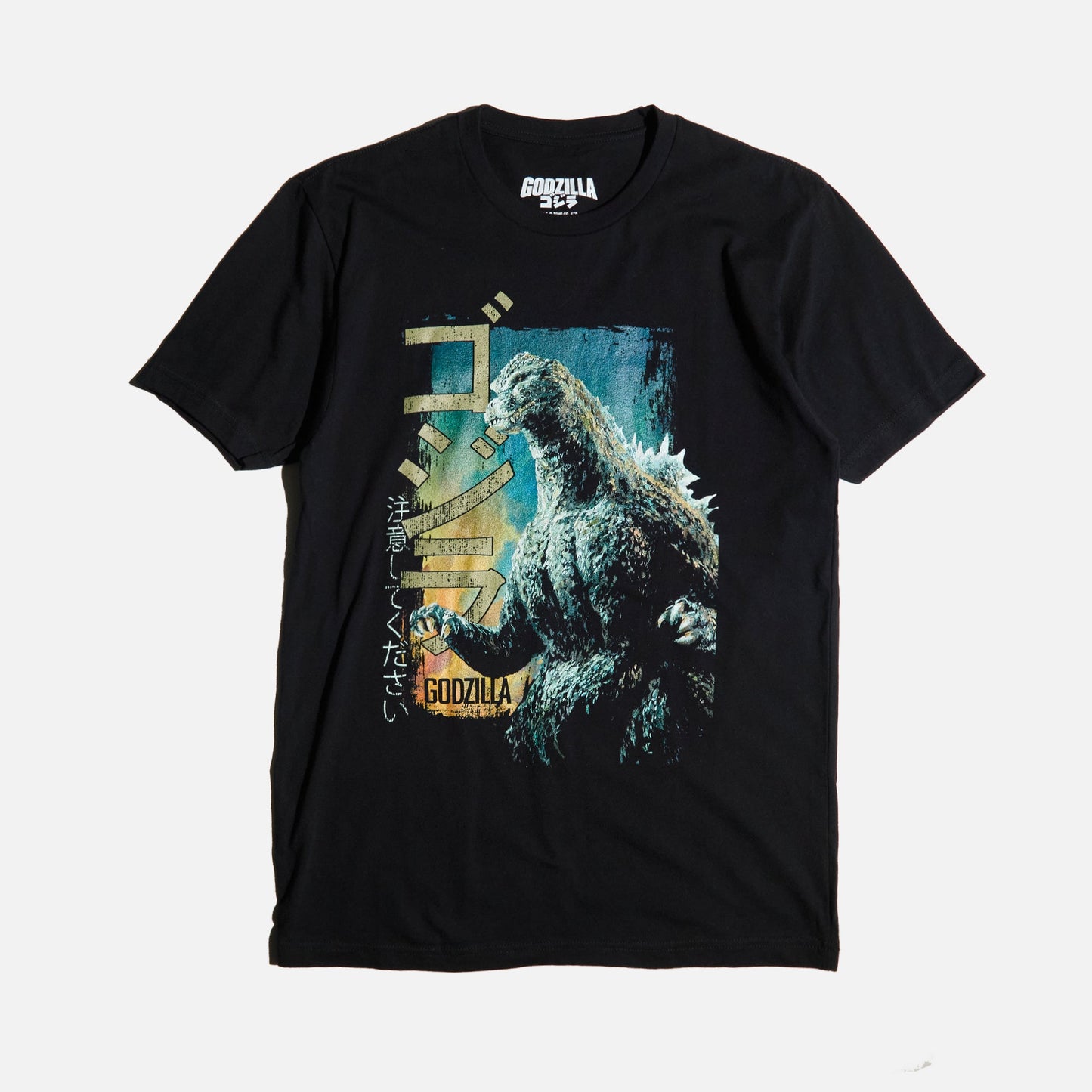 Vintage Beware Godzilla Black Tee