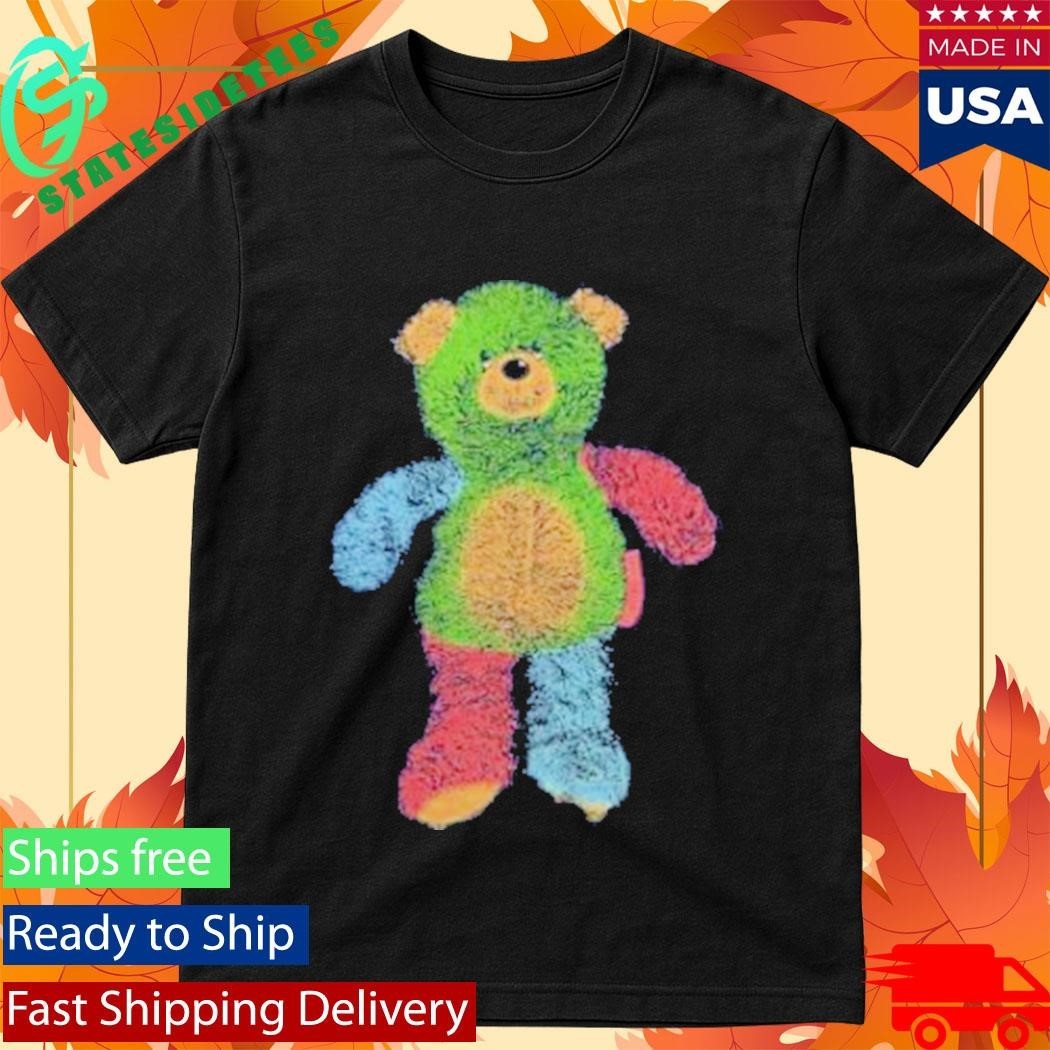 Teddy Plush Bear Press Print Rhys Brown Shirt