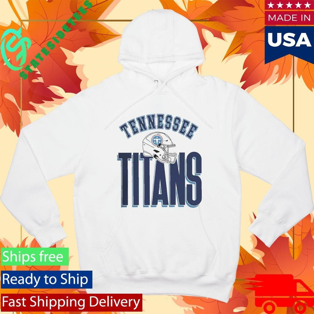Tennessee Titans Merch New Logo Helmet Gameday Couture Fierce Focus Relaxed Fit T-Shirt