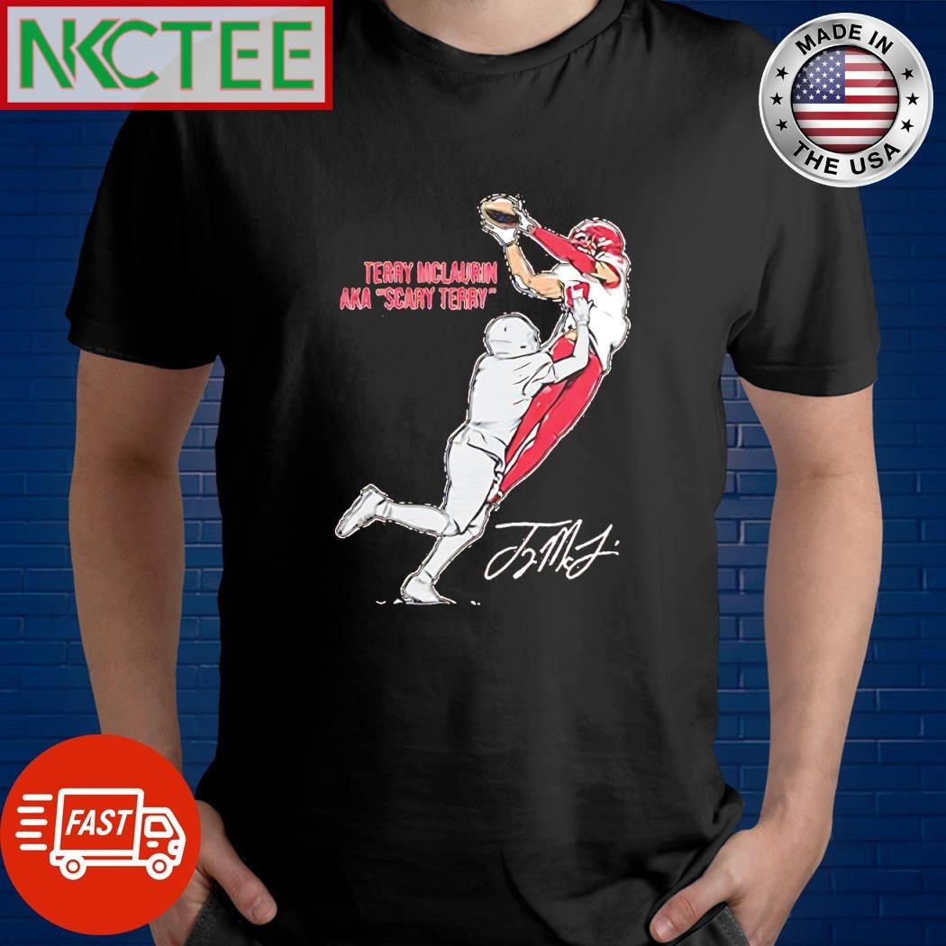 Terry McLaurin AKA Scary Terry Catch fly signature shirt