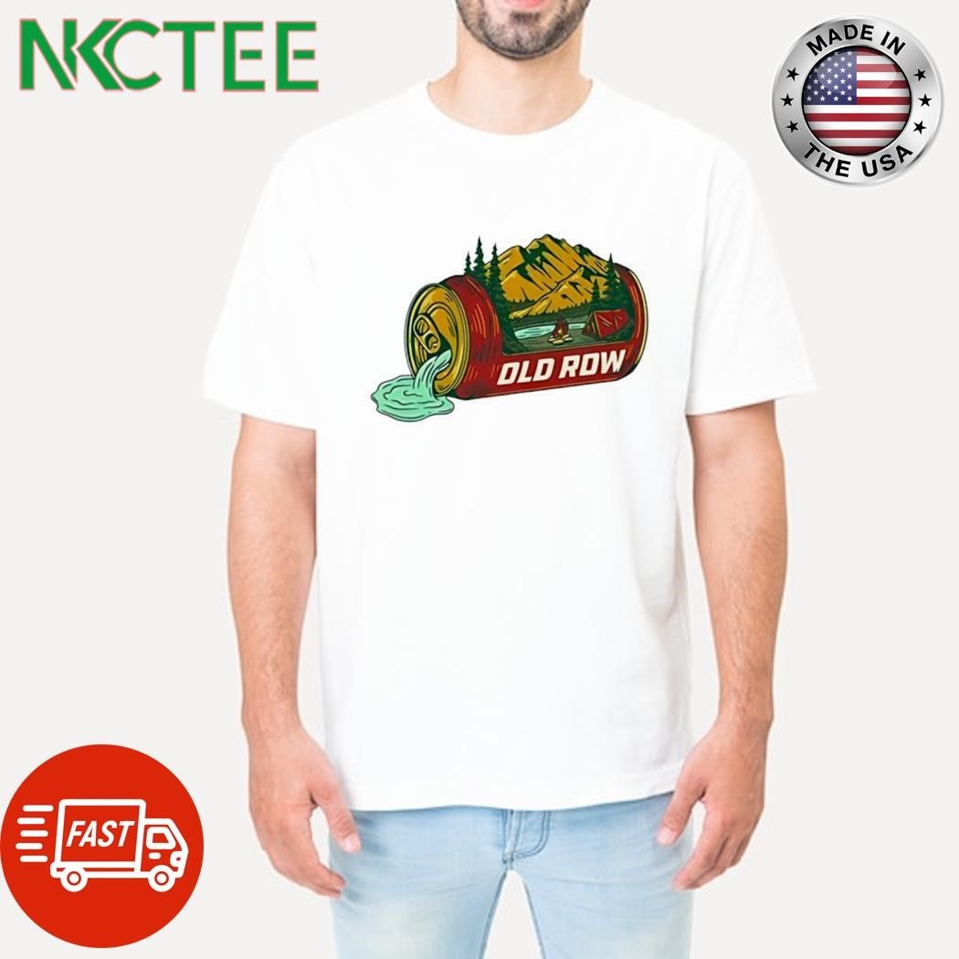 The Beer Can Mountain paint shirt