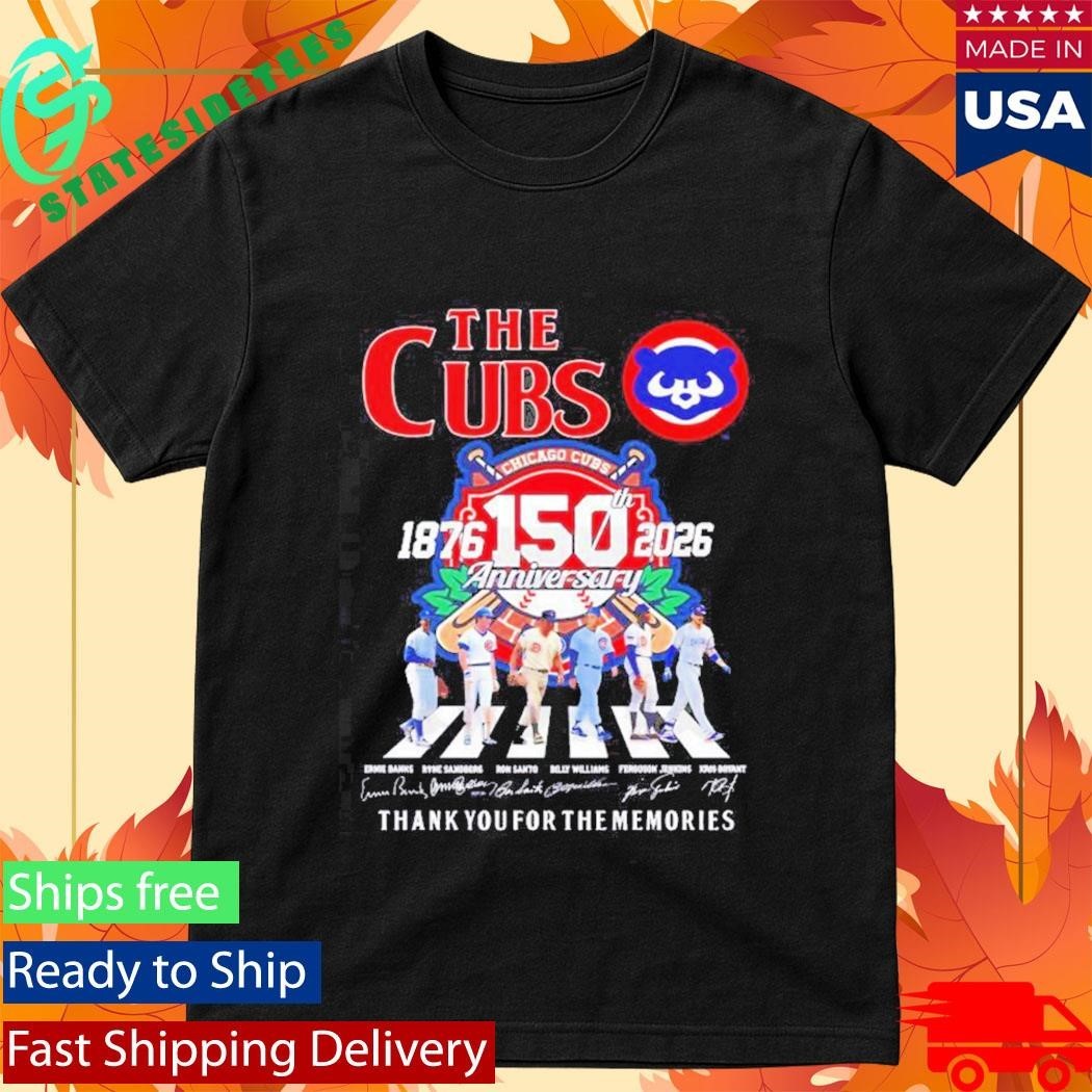 The Chicago Cubs Abbey Road 150 Season Thank You For The Memories Shirt