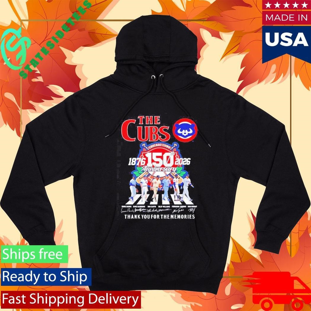 The Chicago Cubs Abbey Road 150 Season Thank You For The Memories Shirt