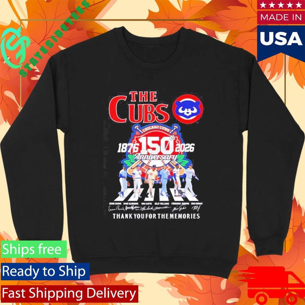 The Chicago Cubs Abbey Road 150 Season Thank You For The Memories Shirt
