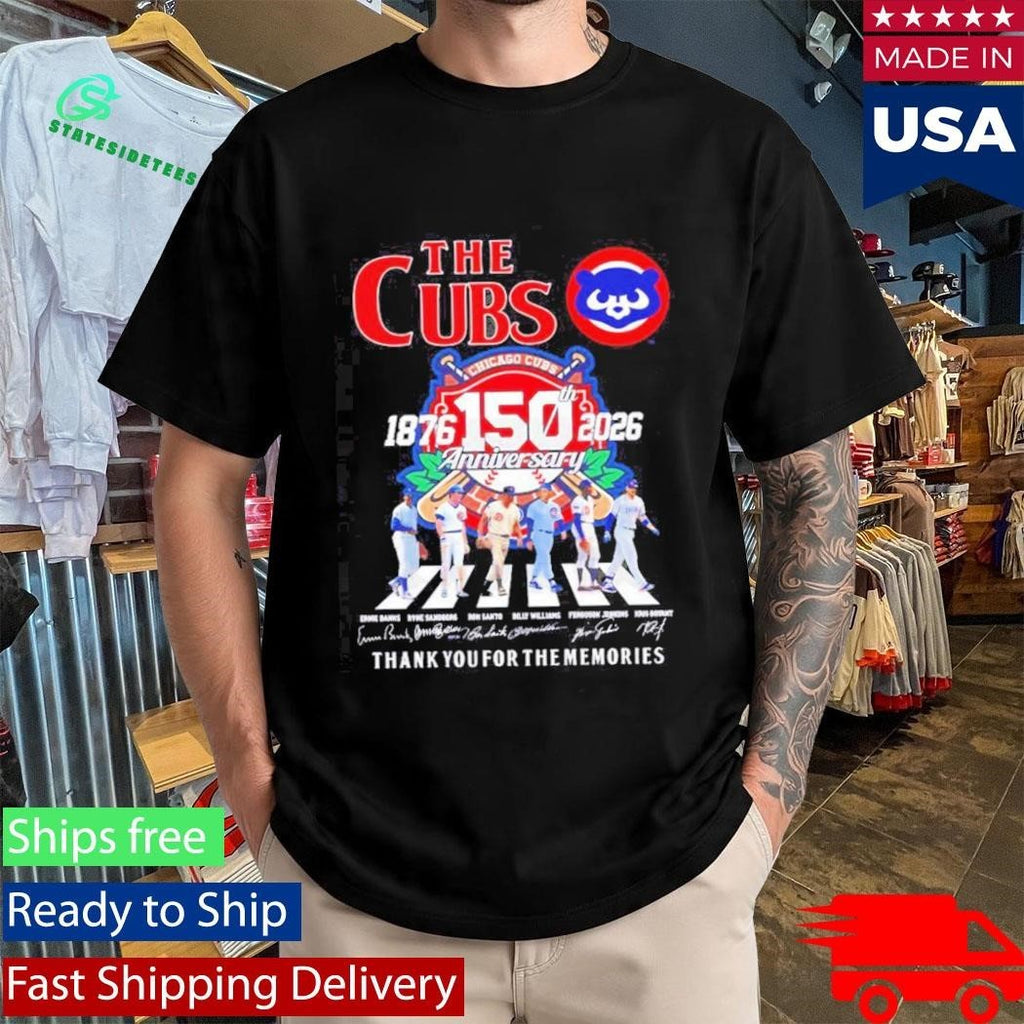 The Chicago Cubs Abbey Road 150 Season Thank You For The Memories Shirt