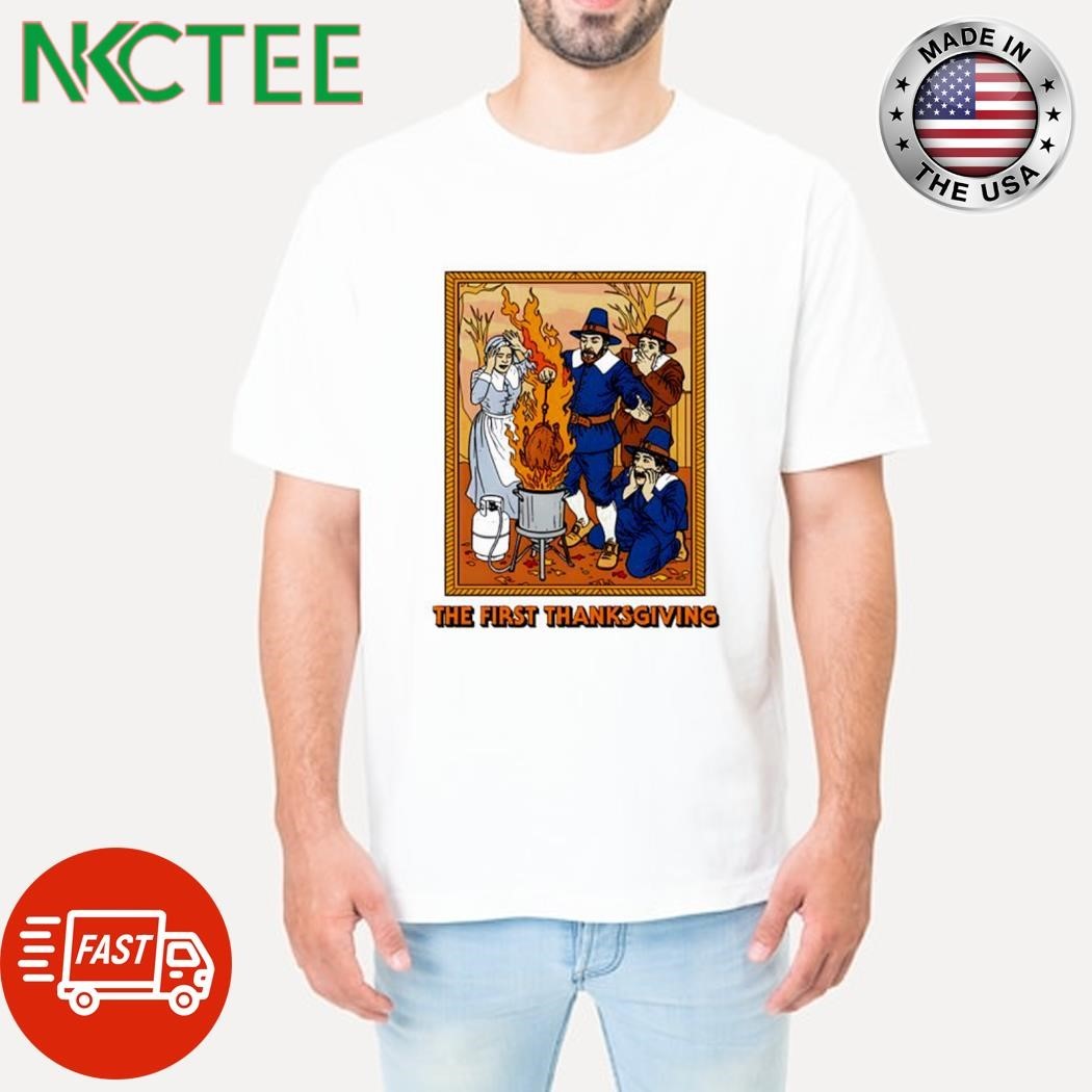 The First Thanksgiving paint shirt
