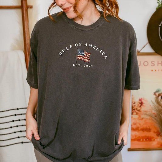 The Gulf of America Tshirt, Patriotic Republican Shirt, Patriot American Tee, Patriotic Tee, Preppy Shirt, Gift for Americans