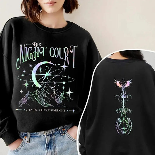 The Night Court Velaris T-Shirt, The Night Court Sweatshirt, City Of Starlight Tee Shirt, Starlight Acotar Tee, Velaris Bookish Sweater, Gift For Acotar Fan