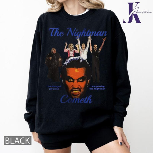 The Nightman Cometh Shirt, It's Always Sunny In Philadelphia Shirt, Dayman Charlie Kelly Day, Frank Reynolds Shirt, Always Sunny T shirt Crewneck Top