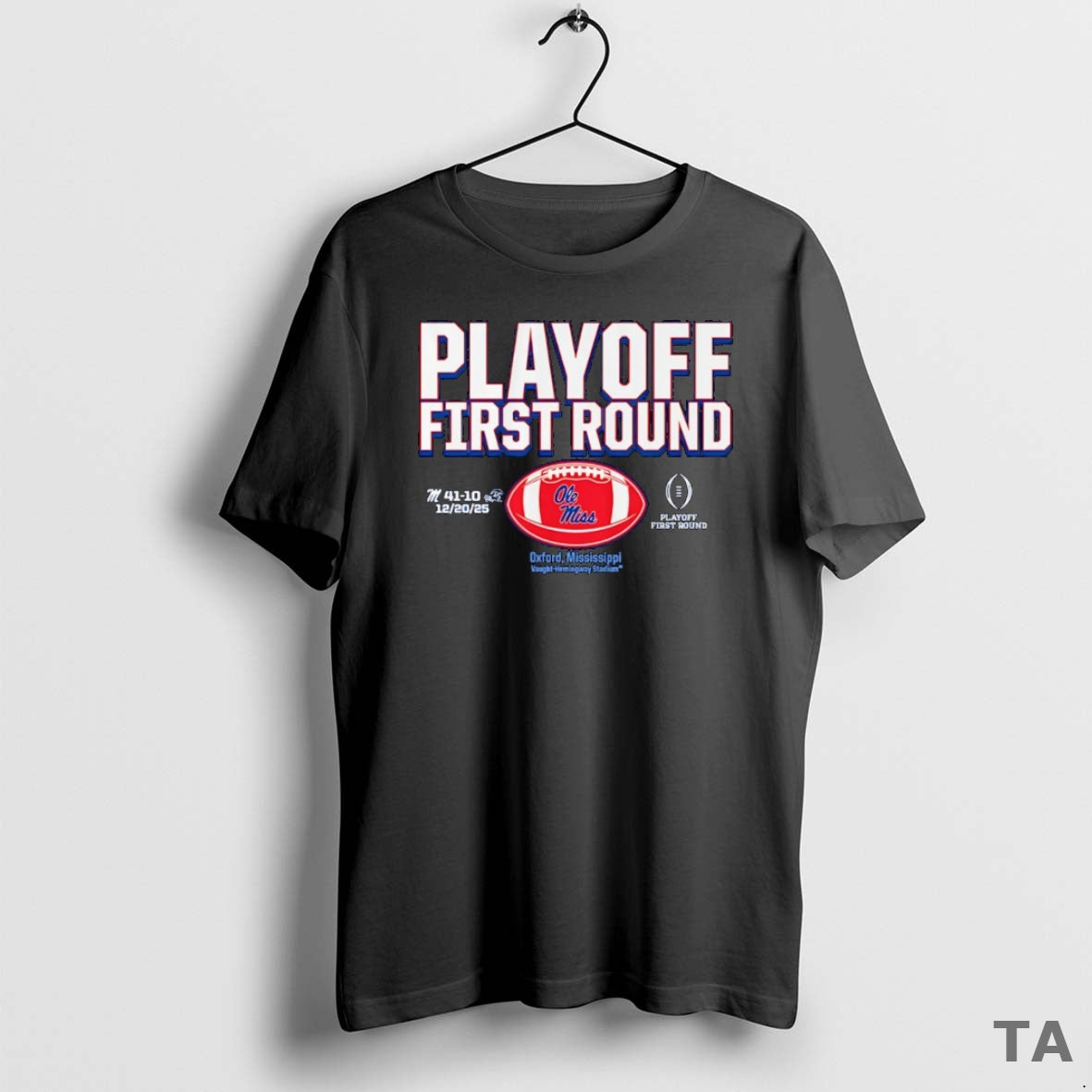 Top Playoff First Round Ole Miss Rebels College Football Playoff 2025 T Shirt Sweater Hoodie, Sweatshirt | VibeTeeNation.com