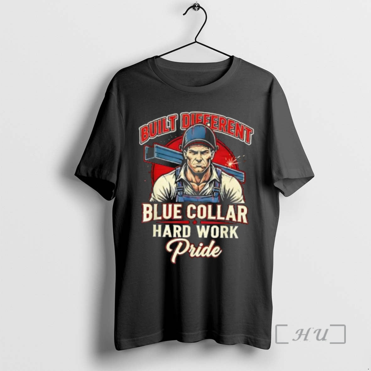 Trending Built Different Blue Collar Hard Work Pride T-Shirts, Hoodie, Sweatshirt | VibeTeeNation.com