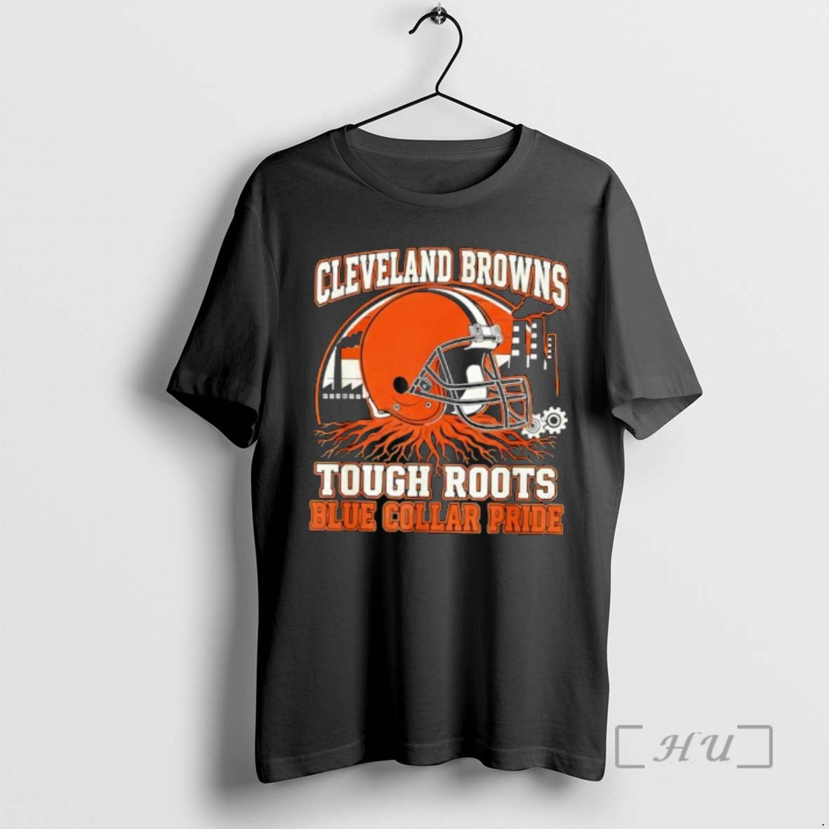 Trending Cleveland Browns Football Tough Roots Blue Collar Pride T-Shirts, Hoodie, Sweatshirt | VibeTeeNation.com