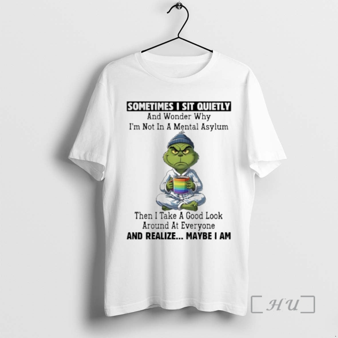 Trending Grinch Santa Suit Then I Take A Good Look Around At Everyone And Realize T-Shirts, Hoodie, Sweatshirt