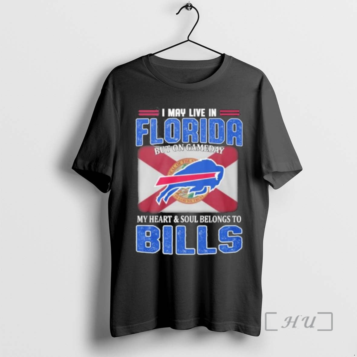 Trending I May Live In Florida Living Buffalo Bills Loyal Game Day Premium T Shirts Hoodie, Sweatshirt | VibeTeeNation.com