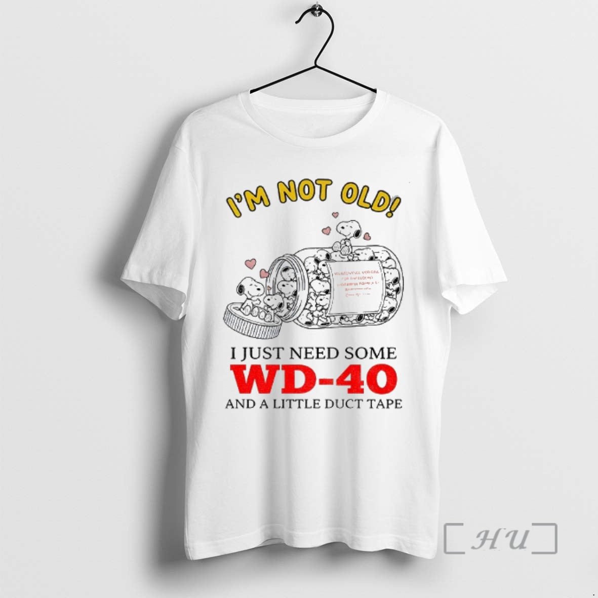 Trending Snoopy Im Not Old I Just Need Some Wd 40 And A Little Duct T-Shirts, Hoodie, Sweatshirt | VibeTeeNation.com