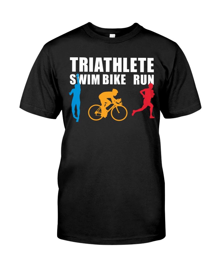 Triathlete Swim Bike Run T-Shirt Hoodie, Sweatshirt | VibeTeeNation.com