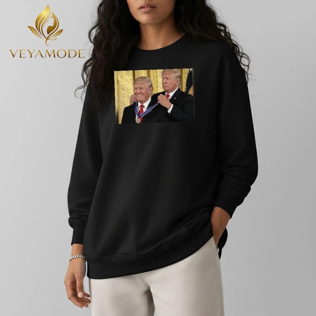 Trump awarded himself the medal tee