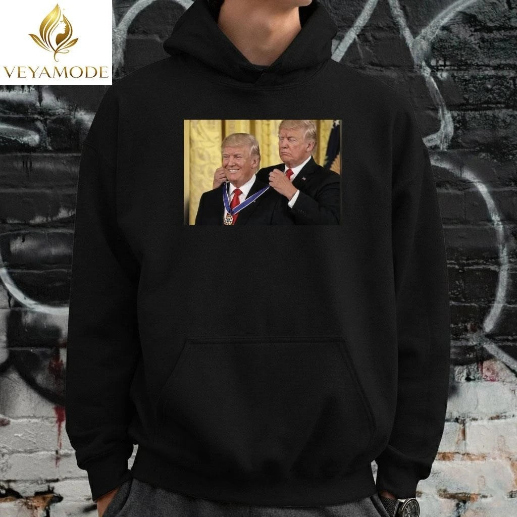 Trump awarded himself the medal tee