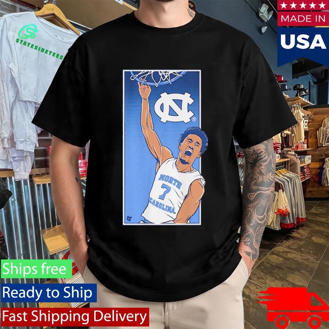 UNC Basketball Seth Trimble Signature Slam Shirt