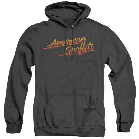 American Graffiti Neon Logo - Heather Pullover Hoodie