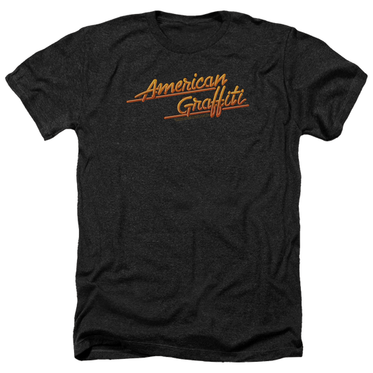 American Graffiti Neon Logo - Men's Heather T-Shirt