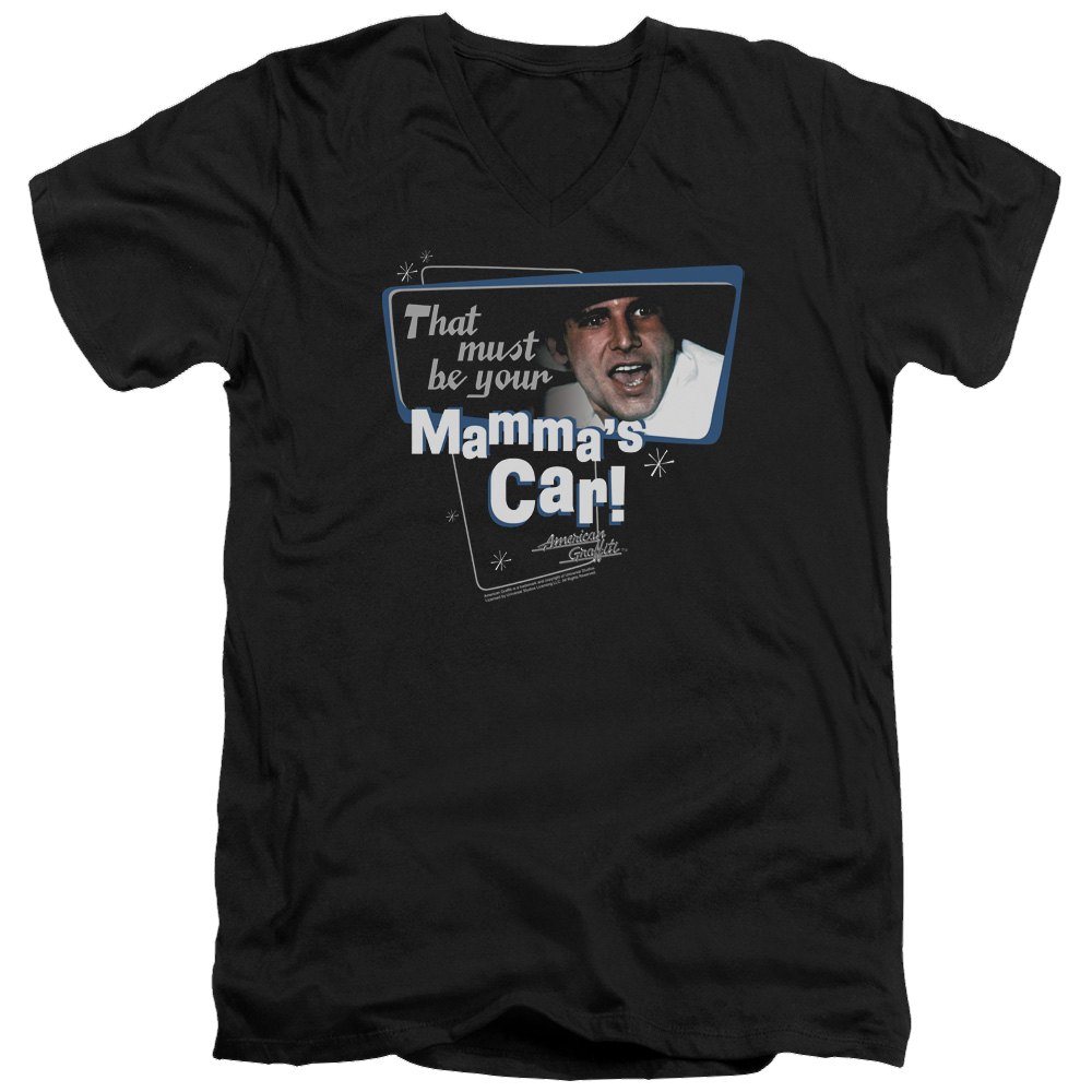 American Graffiti Mammas Car - Men's V-Neck T-Shirt