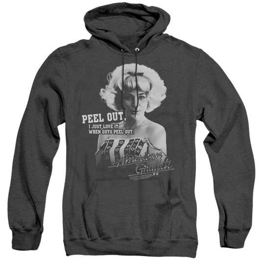 American Graffiti Peel Out - Heather Pullover Hoodie